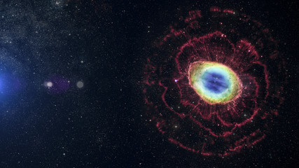 Fototapeta premium Stars nebula in space.