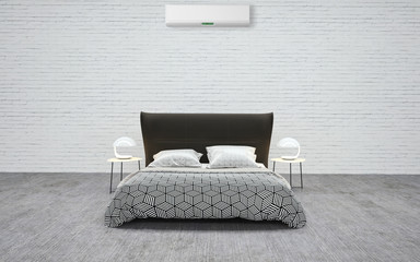 Camera da letto Moderna con aria condizionata