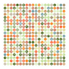 Set of 200 Universal Icons. Business, internet, web design.
