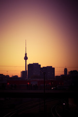 berlin stylized skyline