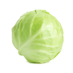Fototapeta premium Cabbage isolated on white background.