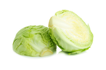 Fototapeta premium Cabbage isolated on white background.