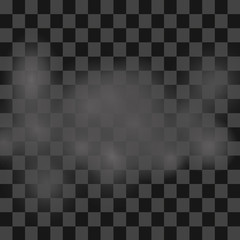 Fototapeta premium Fog or smoke isolated transparent special effect. White vector cloudiness, mist or smog background. Vector illustration
