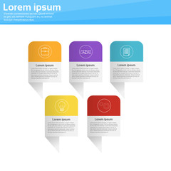 Graphic Set Finance Infographic Icon Business Concept