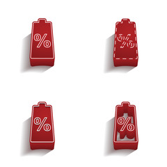 ikona 3D z obrysem zestaw © vempireart