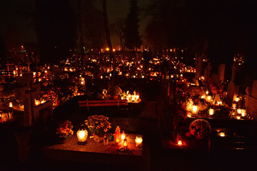 All Saints' Day in Poland