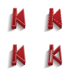 ikona 3D z obrysem zestaw © vempireart