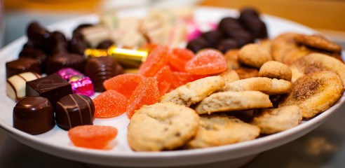 Christmas candy and homebaked cookies.NEF