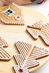 Making of gingerbread house