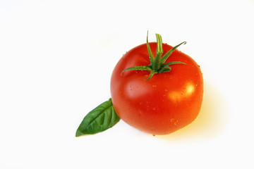 Fresh tomato and basil