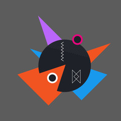 Geometry abstract background. Vector illustration