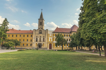 St. Stephen's Square in Pecs of Hungary in 16 august 2016