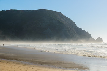Fototapeta na wymiar Praia do Castelejo-fantastic beach on the southwest coast of Portugal. Region Algarve
