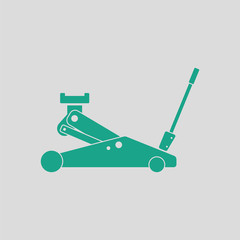 Hydraulic jack icon