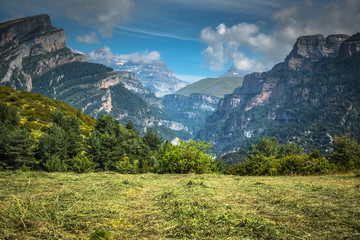 Obraz premium Canyon de Anisclo in Parque Nacional Ordesa y Monte Perdido, Spa