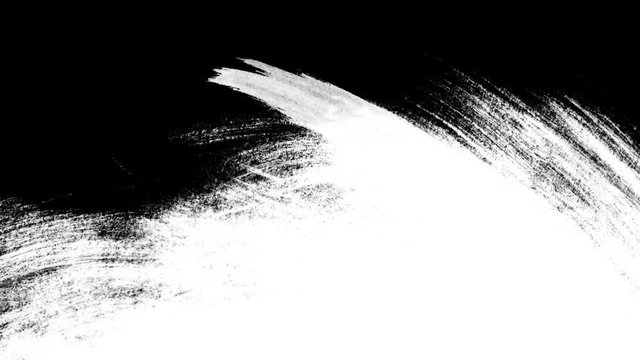 An abstract time lapse of brushstrokes animated over time.