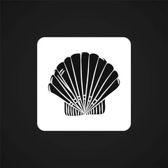 shell icon vector