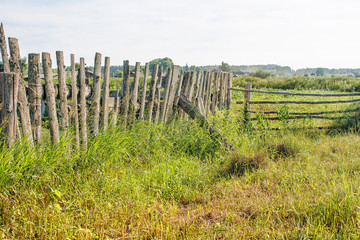 old wooden fence