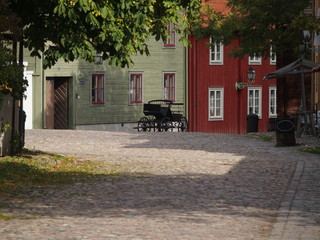 Cobbled street