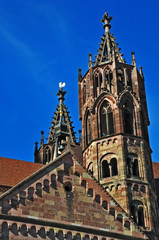 Fototapeta na wymiar Friburgo, Freiburg - la cattedrale, Germania