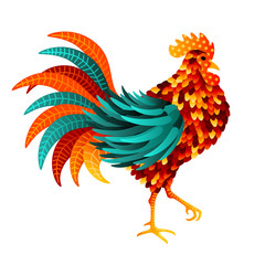 Chinese 2017 New Year Symbol Rooster