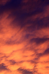 Himmel bei Sonnenuntergang