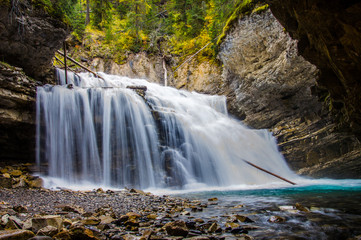 Fototapeta premium Johnston Canyon Falls