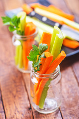 celery with carrot
