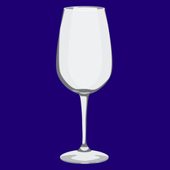 wineglass vector illustration