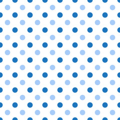 Seamless polka blue pattern