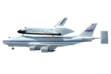 NASA avión boeing transbordador