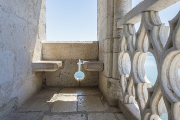 Belem Tower is a fortified tower located in the civil parish of Santa Maria de Belem in Lisbon, Portugal