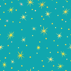 Stars seamless pattern