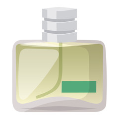 Perfume bottle vector template