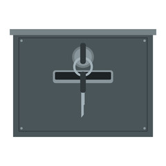 Post mail box vector isolated
