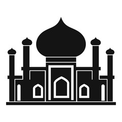 Mosque icon in simple style on a white background vector illustration