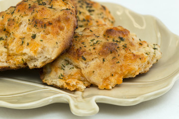 Biscuit with cheddar cheese