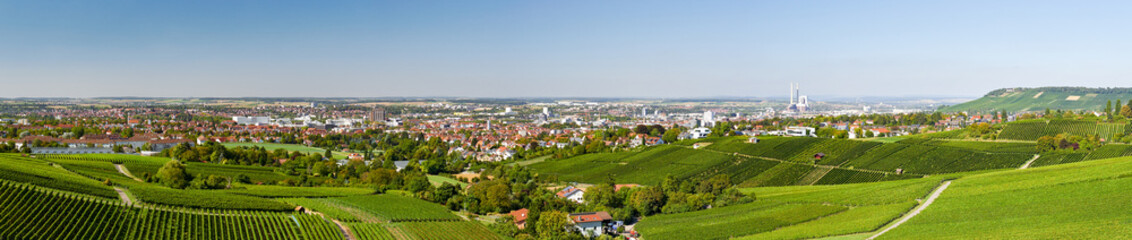 Panorama Heilbronn - obrazy, fototapety, plakaty