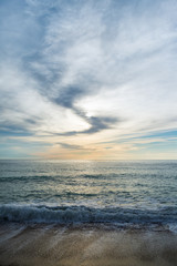 Obraz premium Beating of waves, Greece