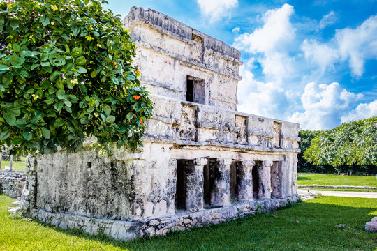 The Temple of the Paintings - Mayan Ruins of Tulum, Mexico