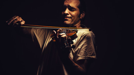 Act of a Violin Player