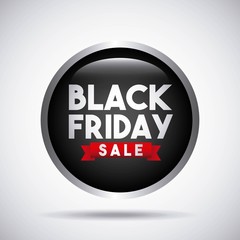 black friday sale poster vector illustration design