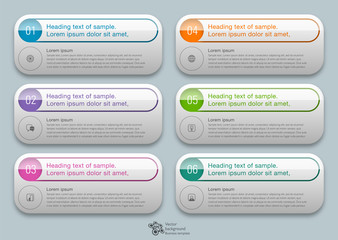 Web Button and Headline Design #Vector Graphics 