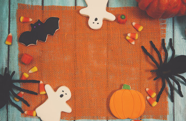 Halloween Cookies Background