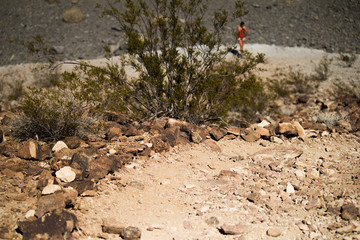 Rocks around Hoover Dam