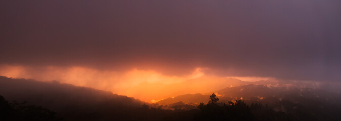 Mountain landscape in Chiang Mai, Thailand