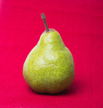 pears or green pears on a background.