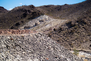 Rocks around Hoover Dam