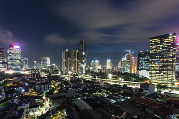 Jakarta night skyline