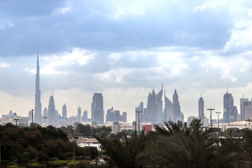 Fototapeta na wymiar Panoramic view of Dubai